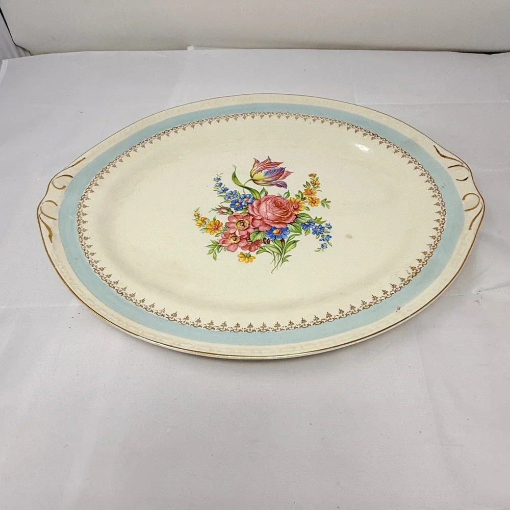 🍽️ Homer Laughlin Chateau Eggshell Georgian 13.5